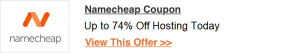 namecheap coupon